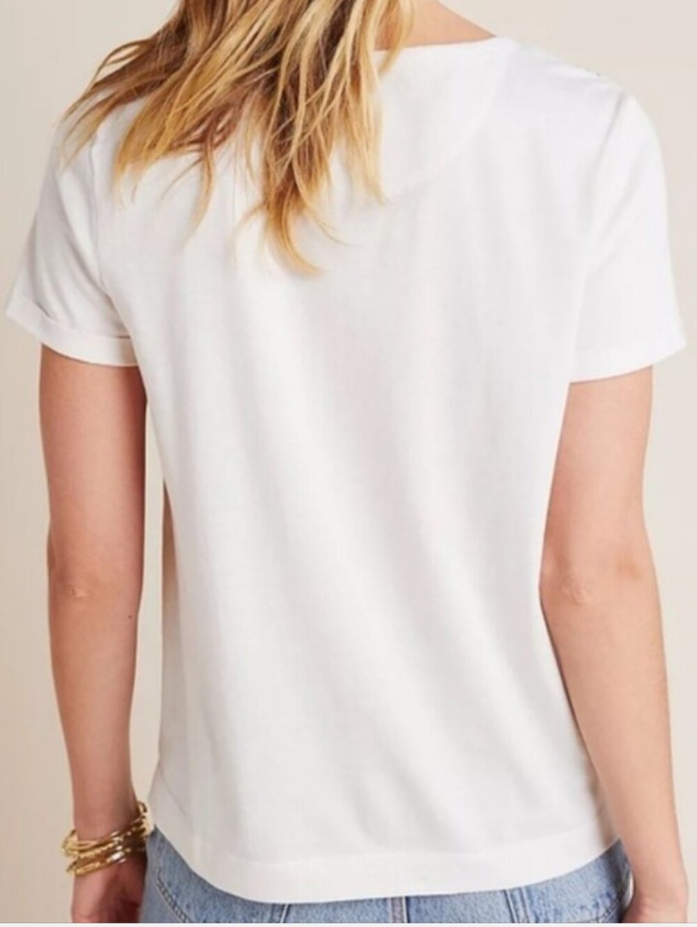 By Anthropologie Floria Short Sleeve Tee S - Picture 3 of 14
